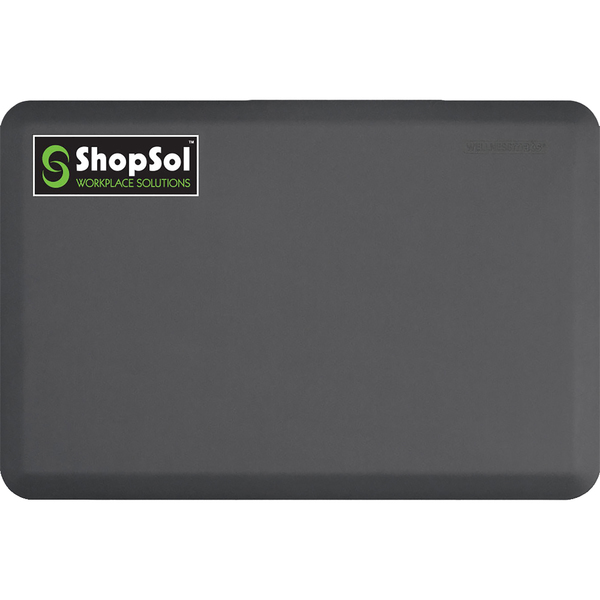 Shopsol Anti-Fatigue Supreme Mat, 3"x2", Gray 1010644